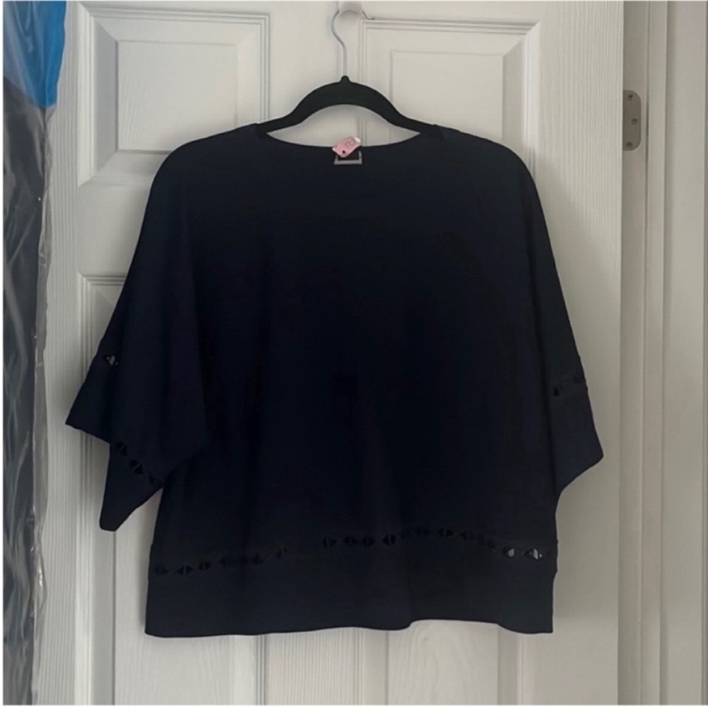 CLUB MONACO Boxy Top - Navy